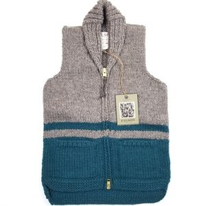 NWT Filson Blanket Stripe Hand Knit Wool Vest